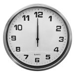 WALL CLOCK SILVER F30cm Homie 321864