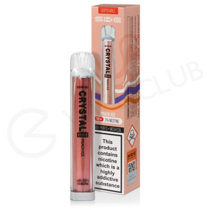 Crystal Ske Vape Bar 600 Puffs Peach Ice
